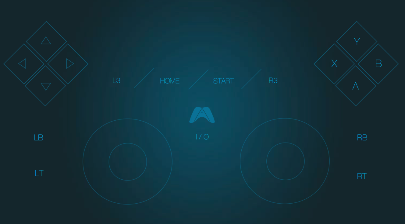 GameFly cloud-gaming virtual controller overlay